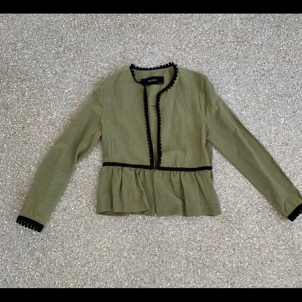Zara Peplum Blazer Jacket
